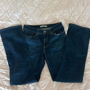 Levi's | Mid Rise Dark Wash Classic Bootcut Jeans